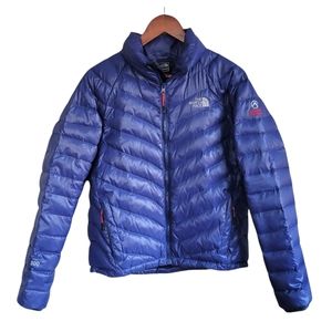 North Face Summit Series Blue Puffer Jacket Large but fits like a medium